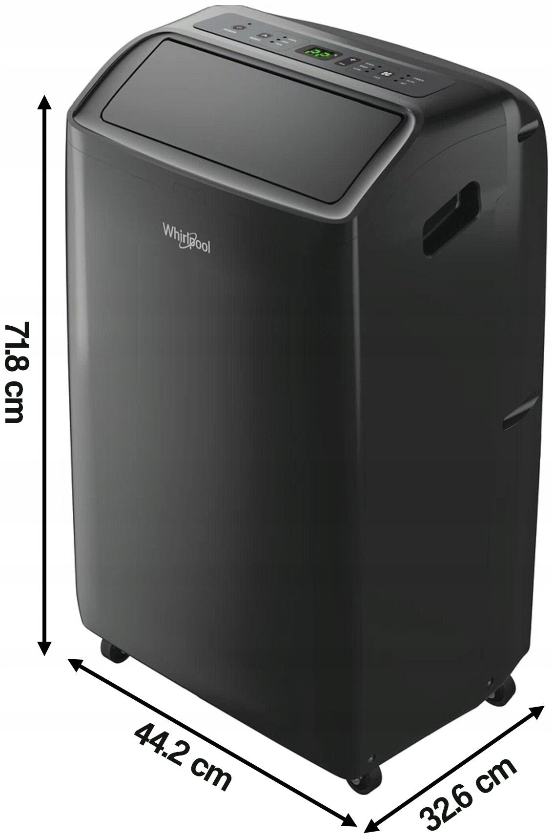 Portable air conditioner WHIRLPOOL PACF29CO B 6 Sense Dehumidification Black Manufacturer code PACF29CO B