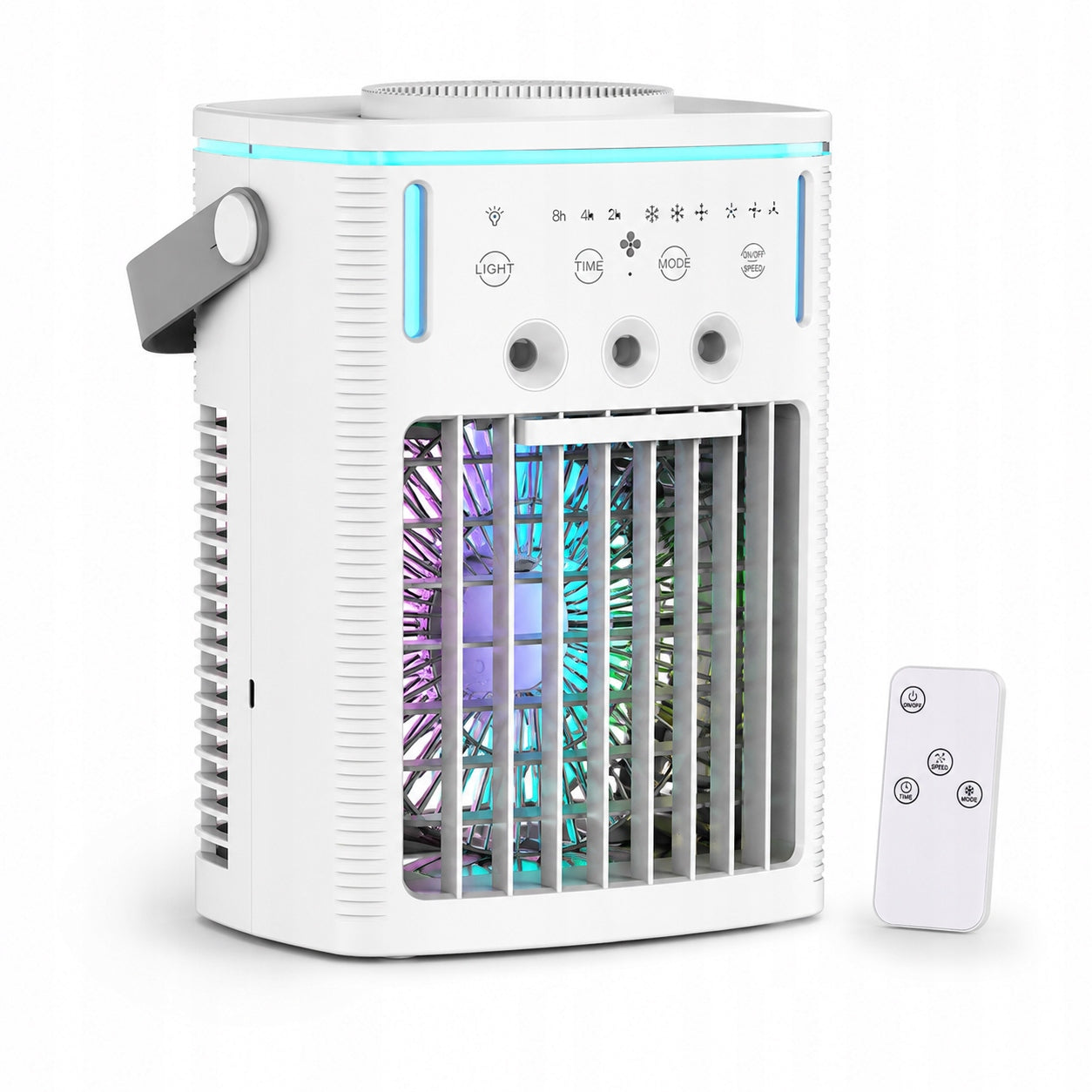 Portable air conditioner, air cooler, 1000 mL, 3-speed , remote control