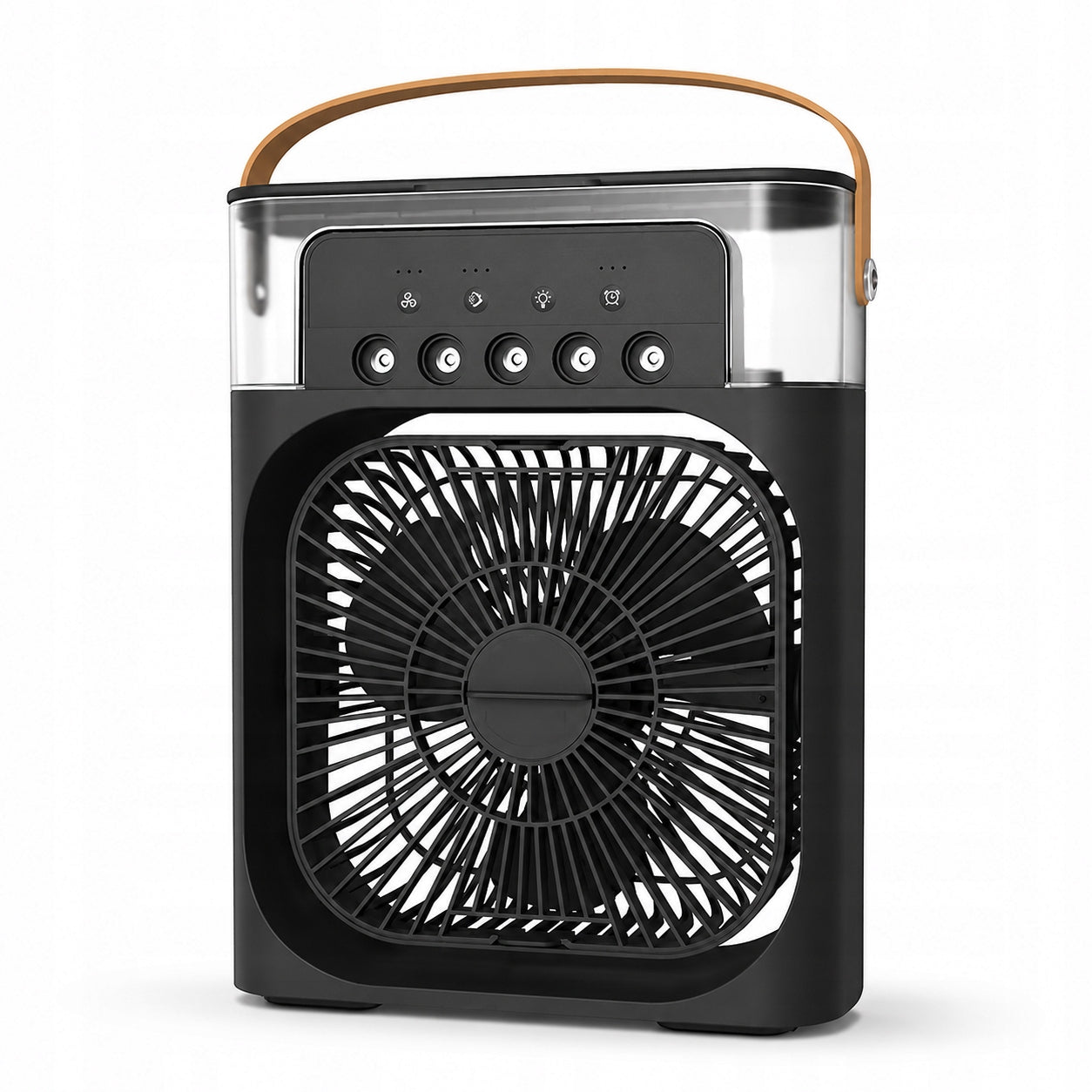 Portable air conditioner and air cooler, 600 mL, plug-in fan