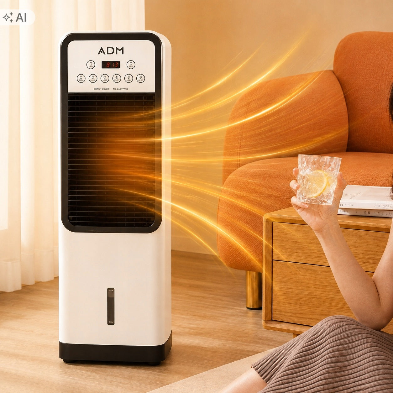 Portable air conditioner and heater 2in1 Cool&Heat SR-006-7002 remote control 1800 W Packaging status original