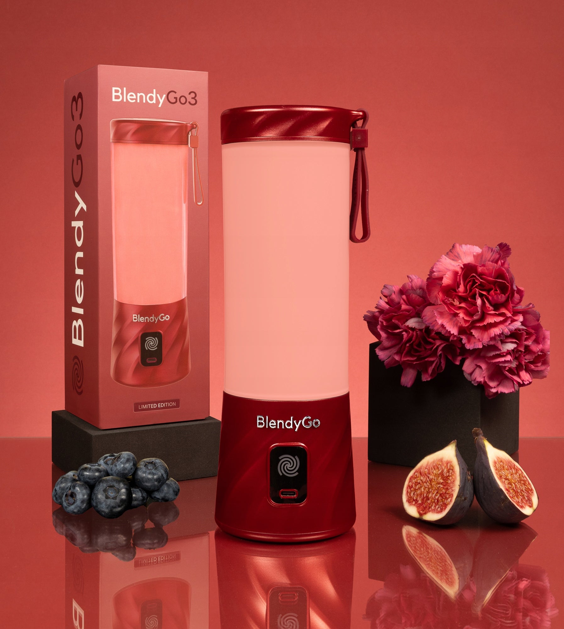 Portable blender BlendyGo 3 mini blender for smoothie ice and frozen fruit Manufacturer code Mikser do smoothie mini blender kielichowy 3