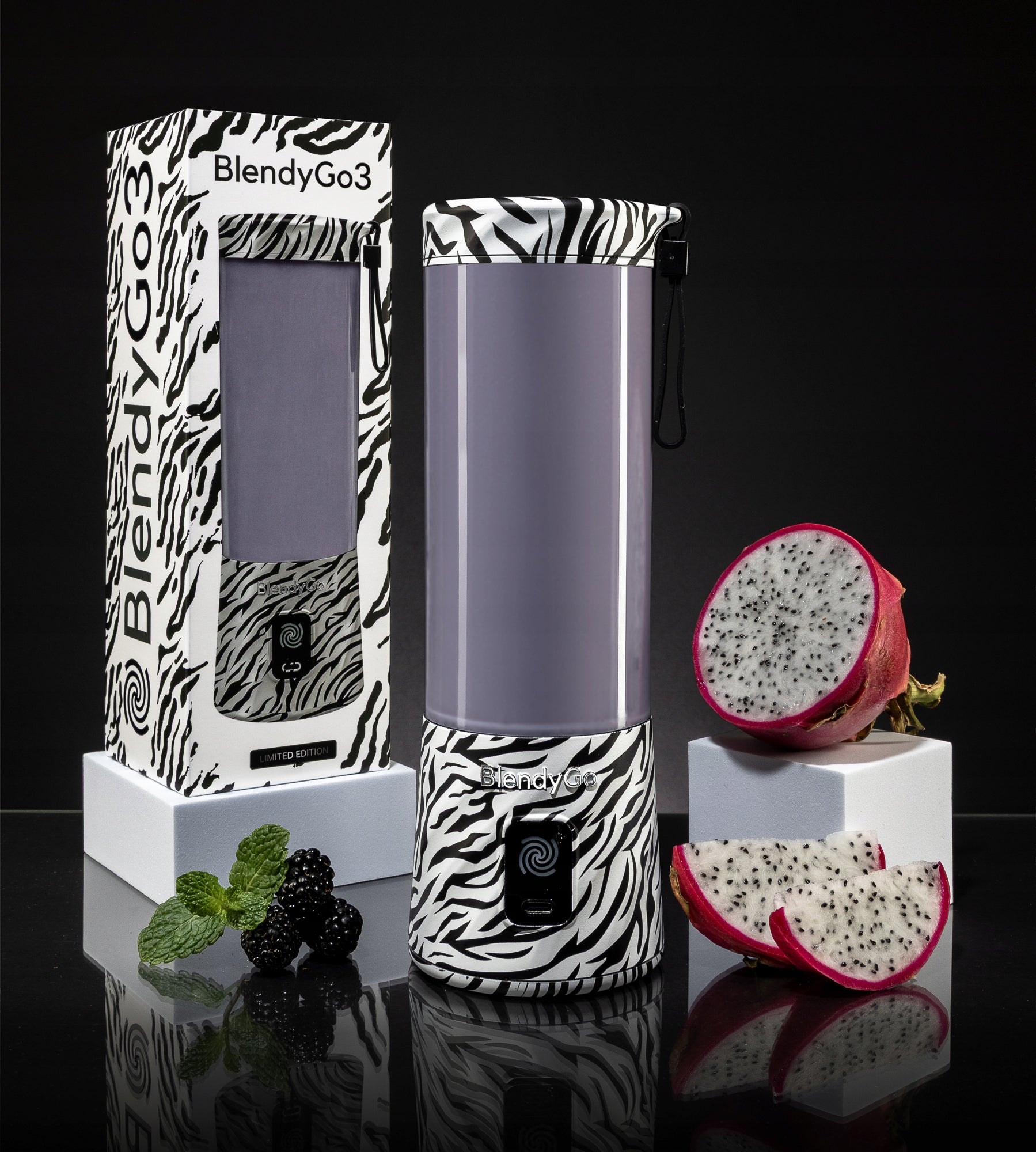 Portable blender BlendyGo 3 mini blender for smoothie ice and frozen fruit Packaging status original