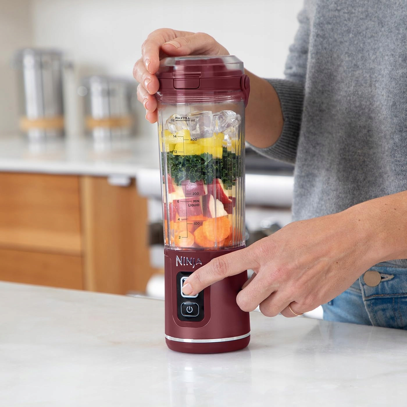 Portable blender NINJA Blast red BC151EUCR Brand Ninja