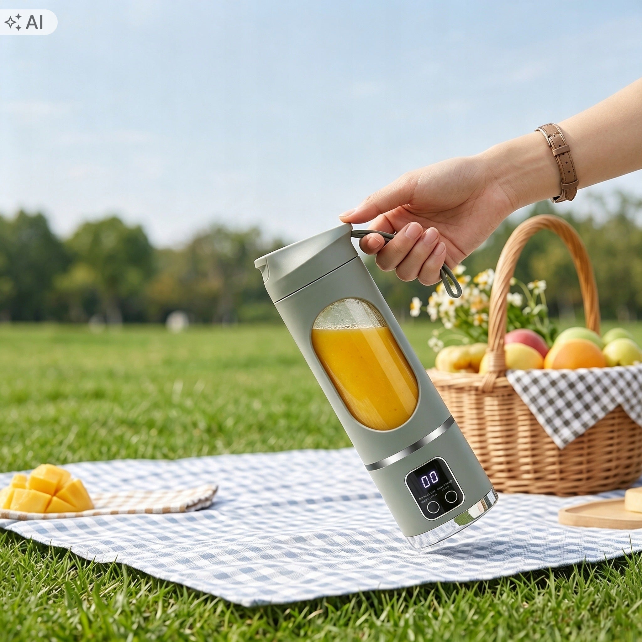 Portable blender for work and travel, rechargeable 7,4V Packaging status original