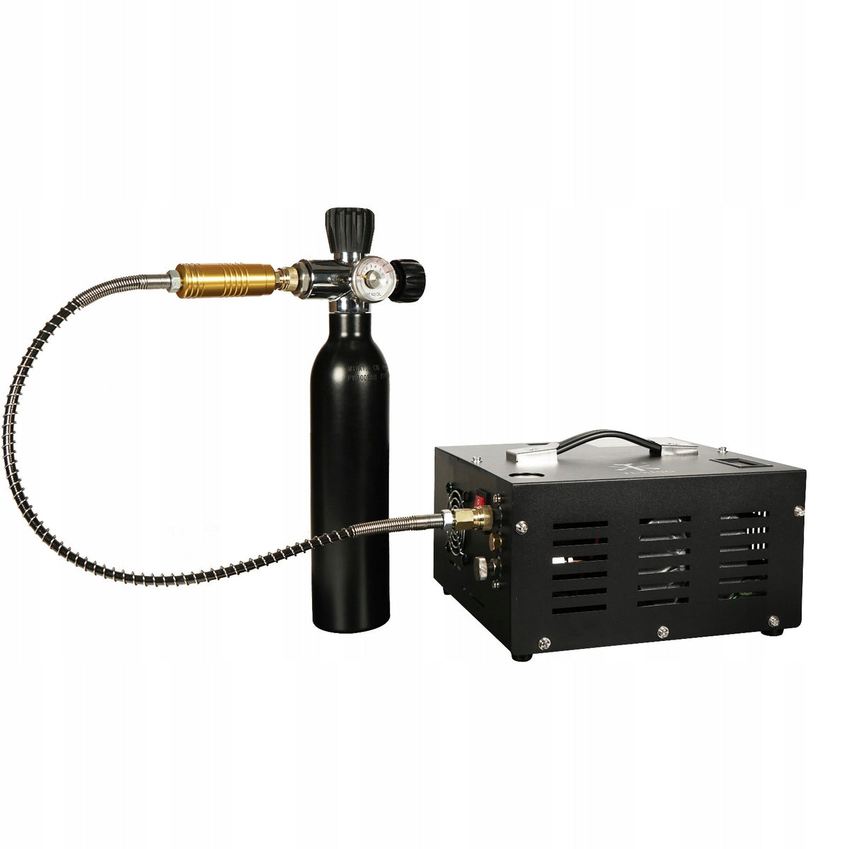 Portable compressor PCP 300bar power supply 12V 220V for paintball and air rifles Brand TUXING