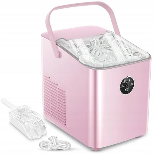 Portable ice maker 14 kg/ 2 cubes self-cleaning