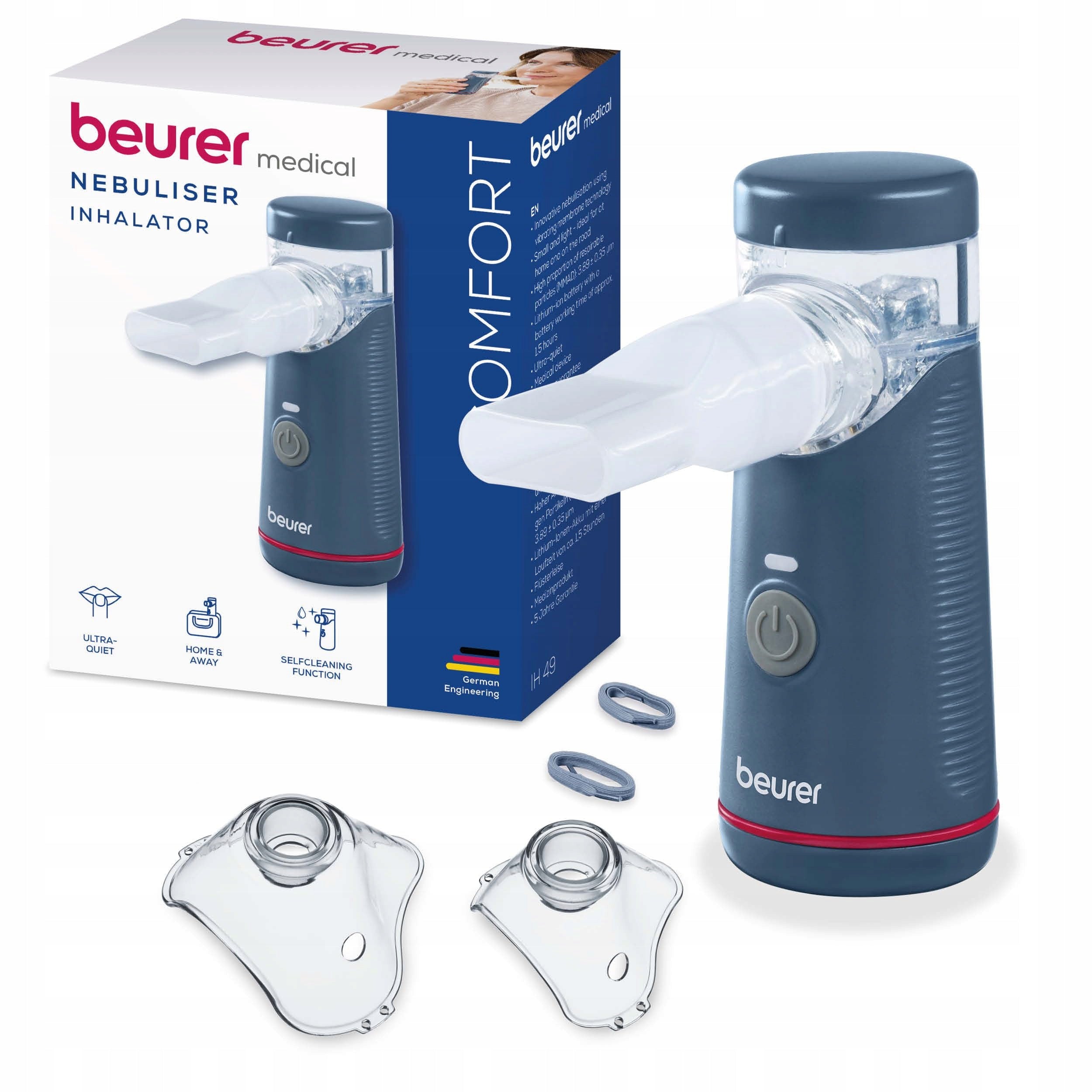 Portable inhaler Beurer IH 49 ultrasonic with mesh battery