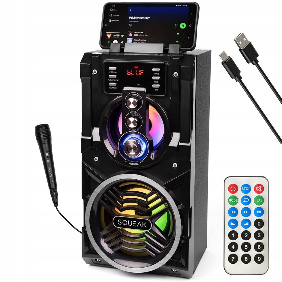 Portable speaker BOOMBOX 850W BT-5 FM RADIO COLUMN KARAOKE +MICROPHONE EAN (GTIN) 5905610707002