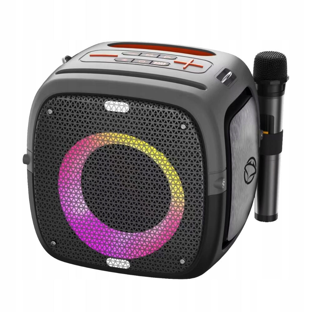 Portable speaker Manta Ares SPK340 bluetooth with microphone Karaoke 100W belt Manufacturer code Głośnik bezprzewodowy karaoke SPK340