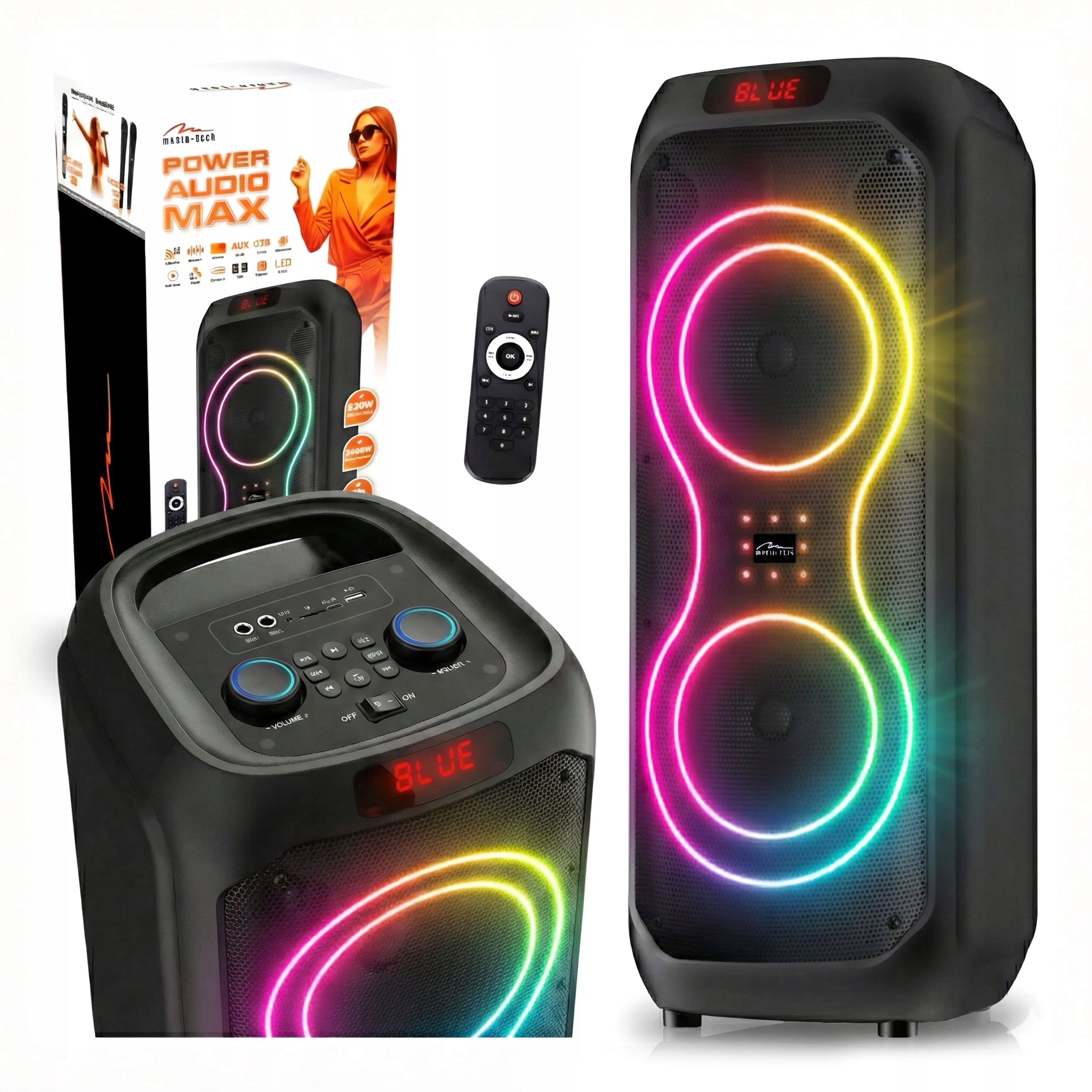 Portable speaker Media-tech MT3185 black 120 W