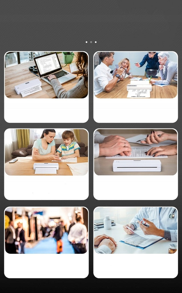Portable thermal printer A4 NETUM, without ink, Bluetooth Manufacturer Netum