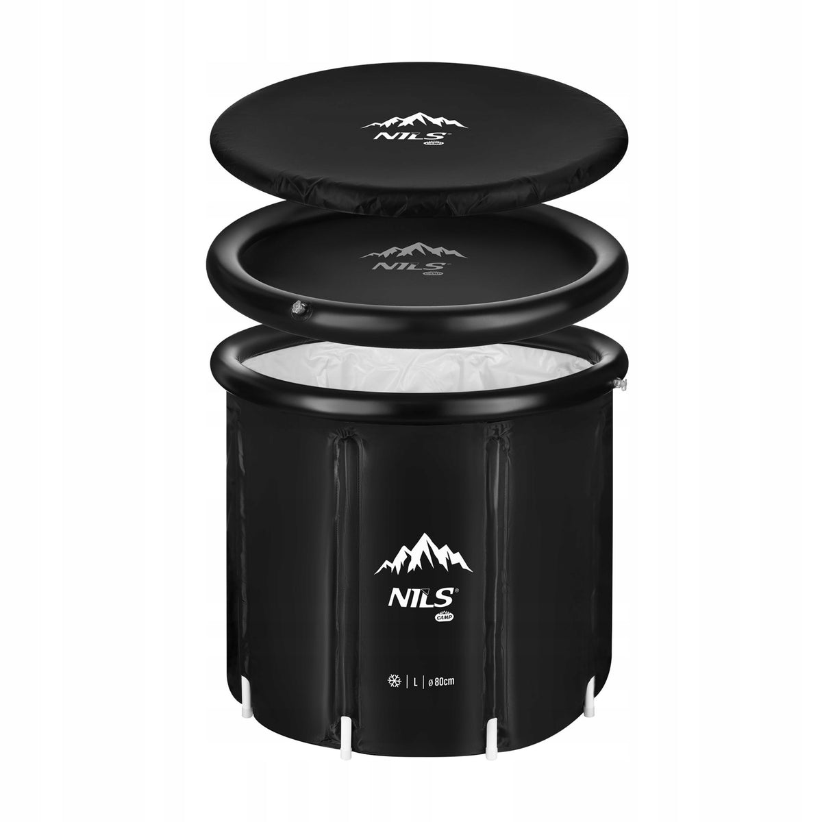 Portable walrus tub, ice bath barrel 392l large 80cm Packaging status original