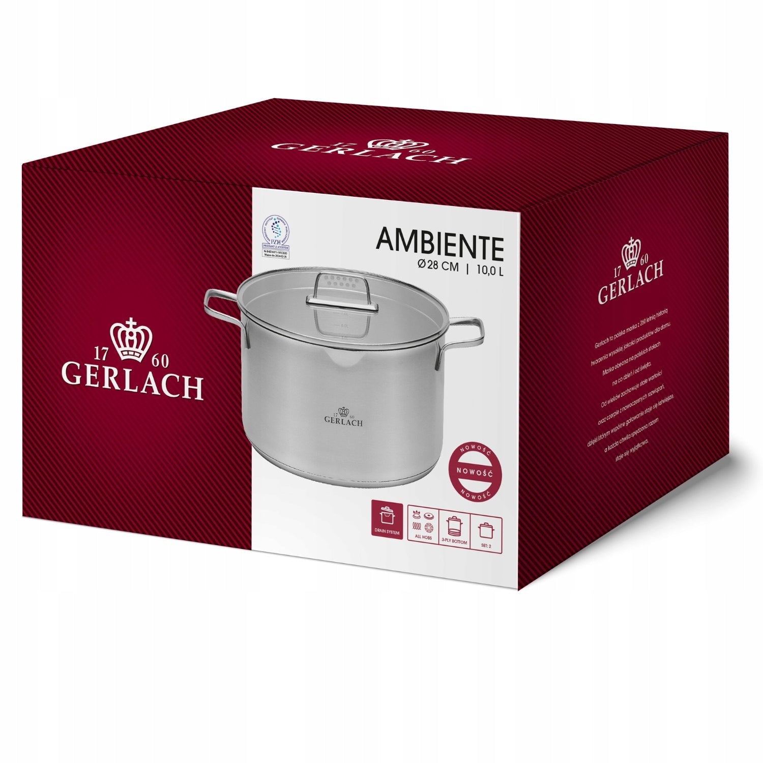 Pot 10L Ambiente Brand Gerlach