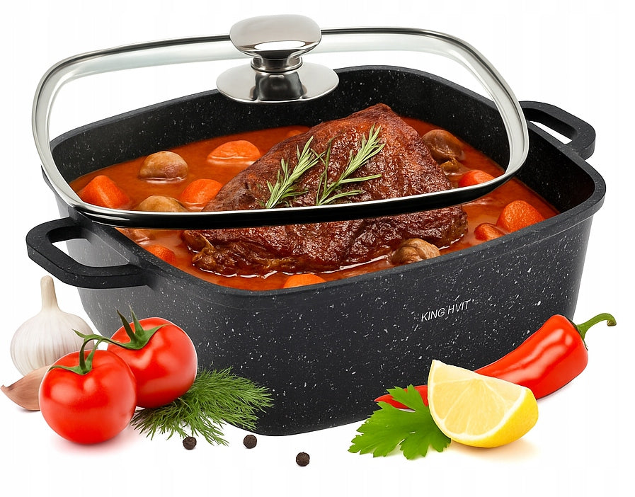 Pot 6,5 L GEESE 28 x 28cm Frying Pan Induction Gas