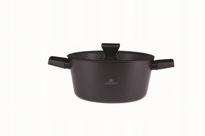 Pot Gerlach Granitex 24cm with lid 4,4l GER340 Brand Gerlach