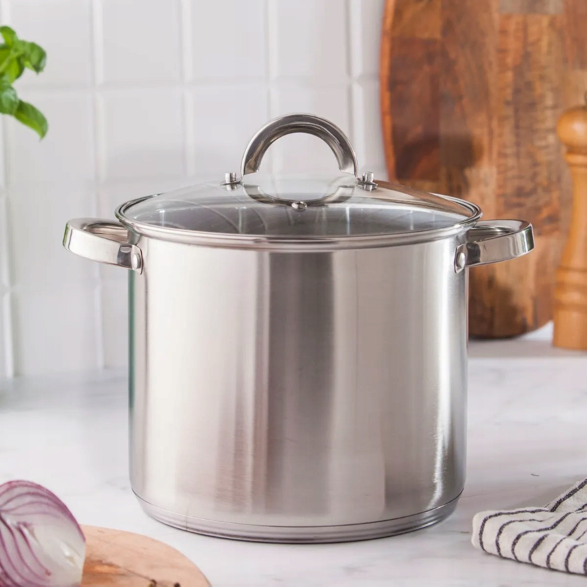 Pot HIGH Gastro 15l stainless steel Altom Design Fabio induction gas Manufacturer code 0204002549