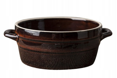 Pot for lard, pate, cucumbers stoneware 1 liter