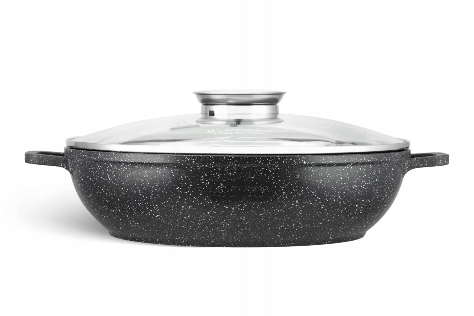 Pot granite boiler pan lid induction 28 cm. 3,3 liters Brand Zilner