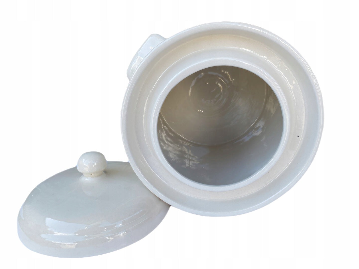 Pot hermetic barrel for cabbage cream 10l STONEWARE KRYSTYNKA Brand Krystynka