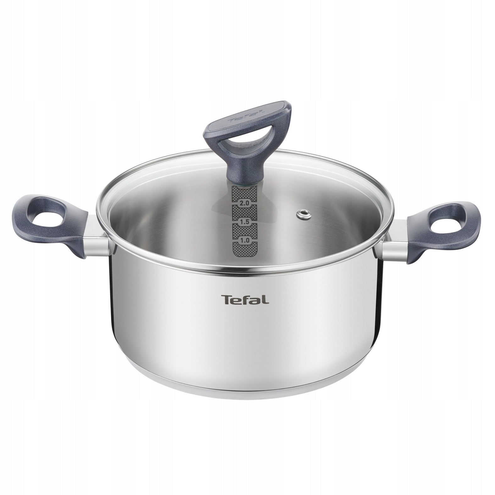 Pot with glass lid TEFAL Daily Cook steel induction 20cm 3L G7124445