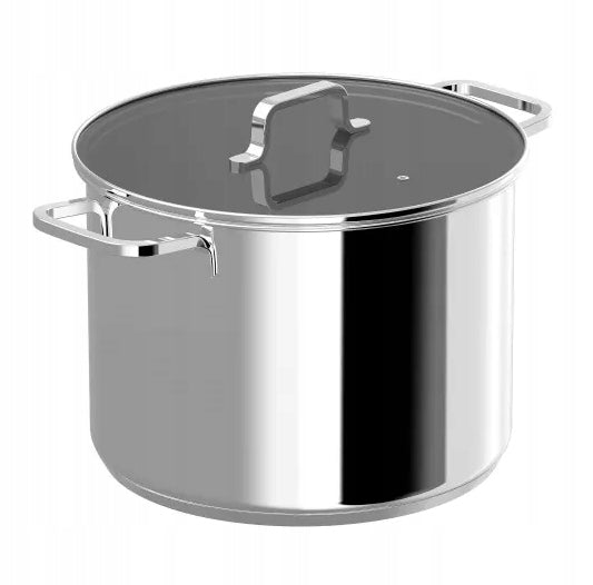 Pot with lid Helix BergHOFF 26cm 10 L Stainless Steel