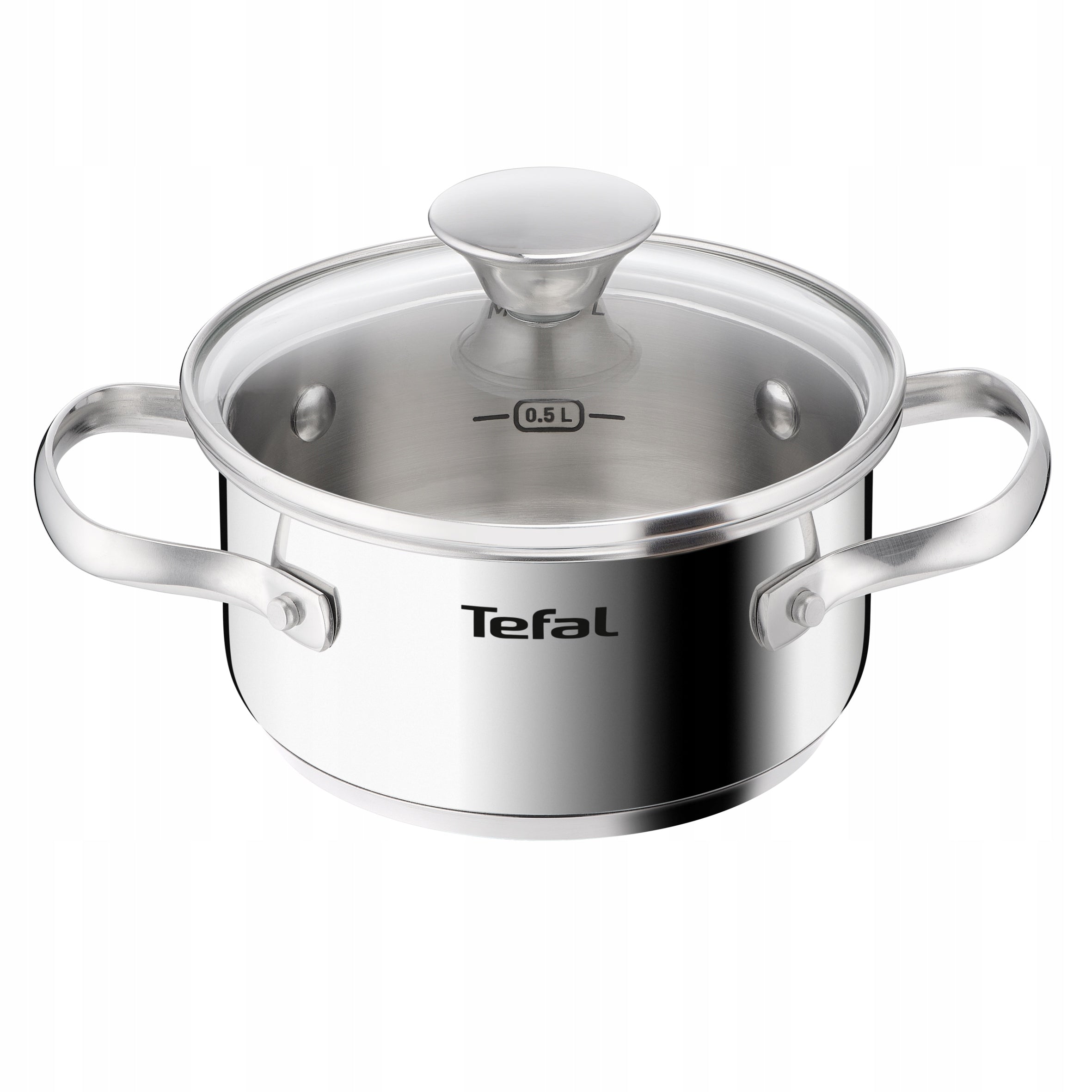 Pot with lid TEFAL Minis H8743155 14cm induction stainless steel