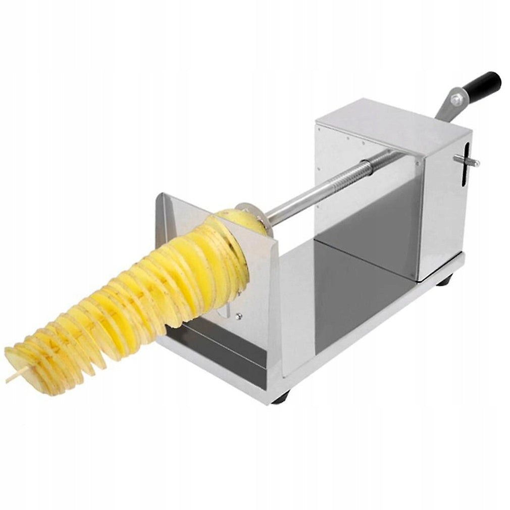 Potato Spiralizer - 3 Blades, Quick Potato Chips, Silver