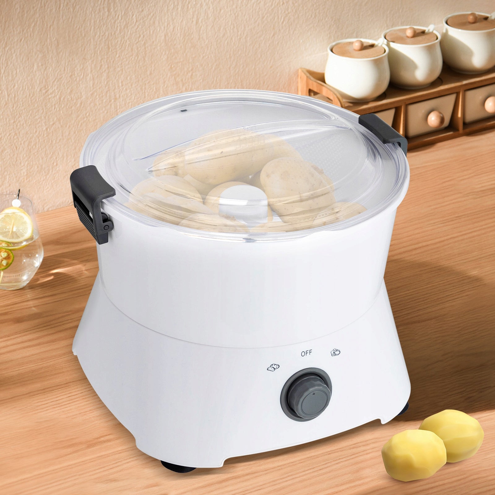 Potato peeler, electric potato peeler Packaging status original