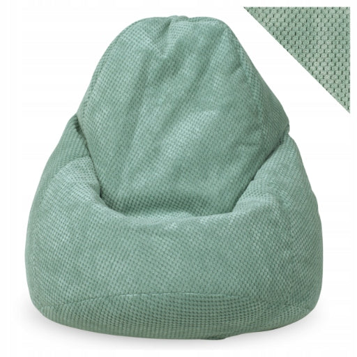 Pouf Seat Armchair Bag Sako 60x50cm Plush Soft Mint Gift