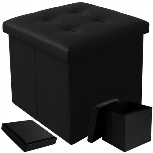 Pouf folding black Ruhhy 25779