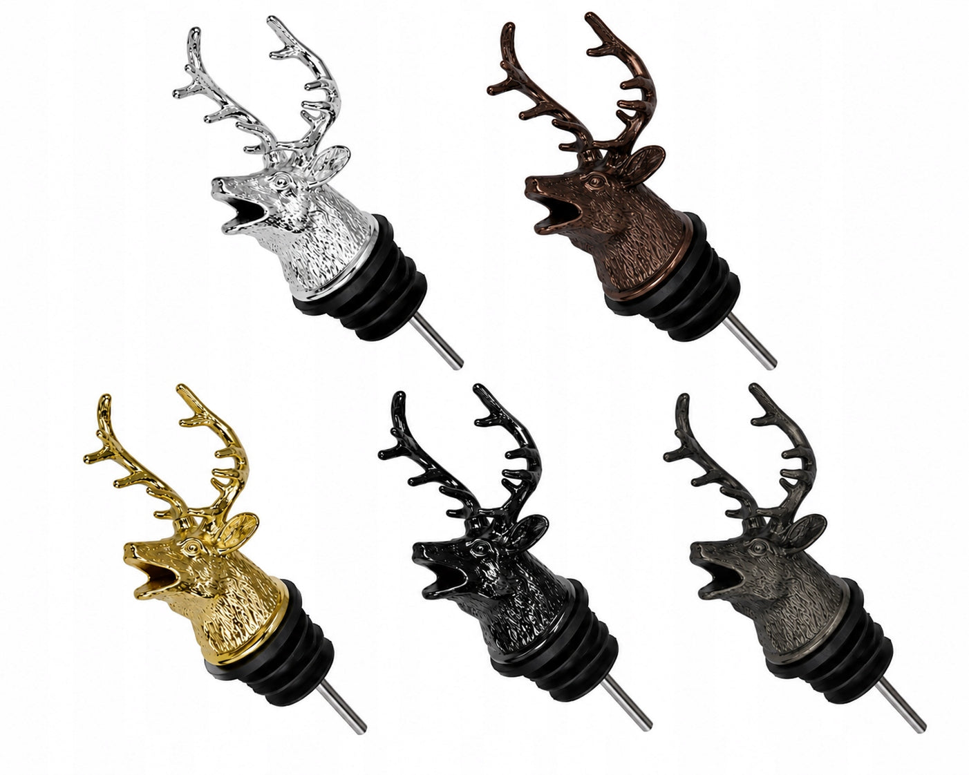 Pourer Deer Jager for alcohol – wine dispenser whisky olive cork COLORS Manufacturer code RFTOUO997UY304