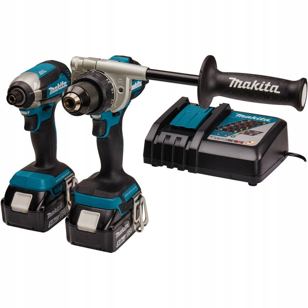 Power tool kit MAKITA LXT COMBO DLX2432TJ 18V DDF486 DTD153 2x5Ah Number of batteries 2