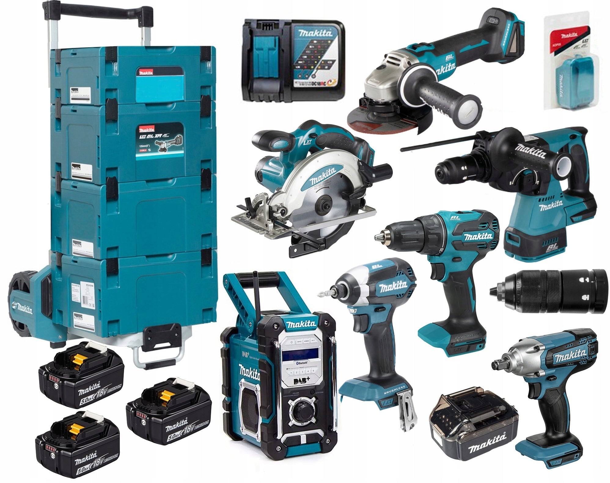 Power tool set Makita LXT 18V BLMOTOR