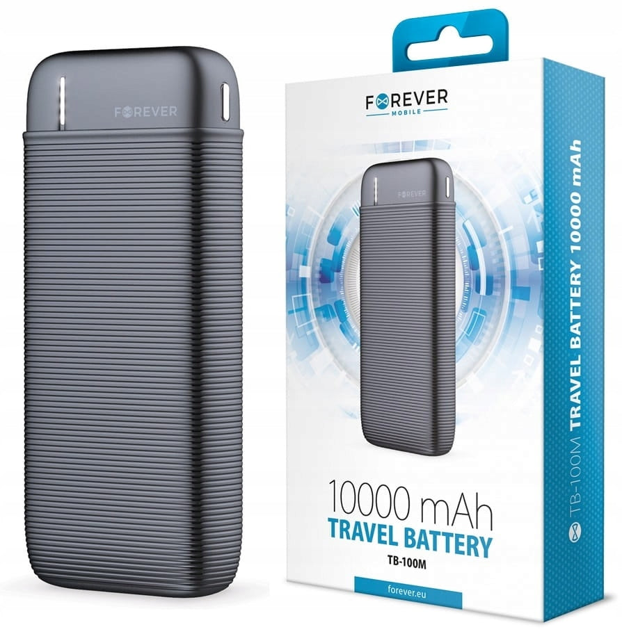 PowerBank 10000mAh USB USB-C Power Bank for Charging Phone FOREVER 10000