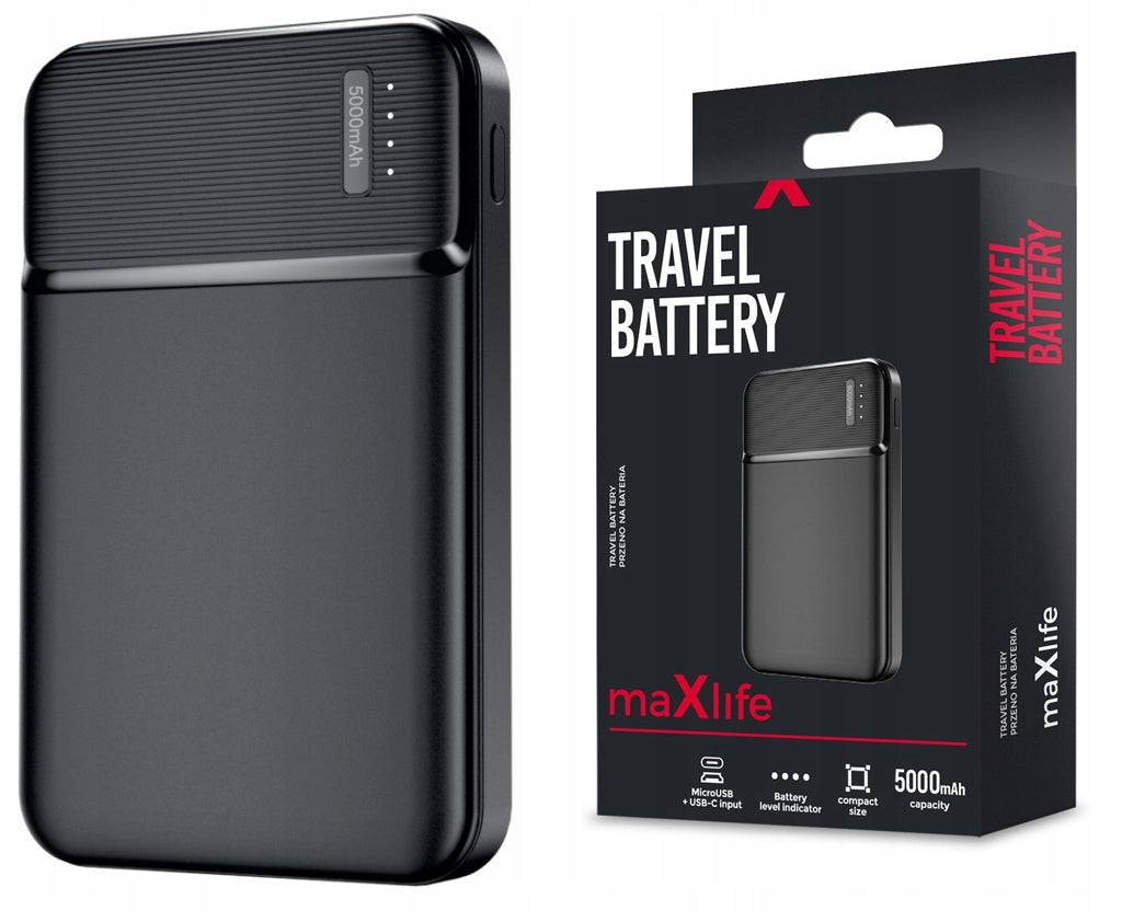 PowerBank 5000mAh USB-C USB Micro Power Bank Charger Charging Phone