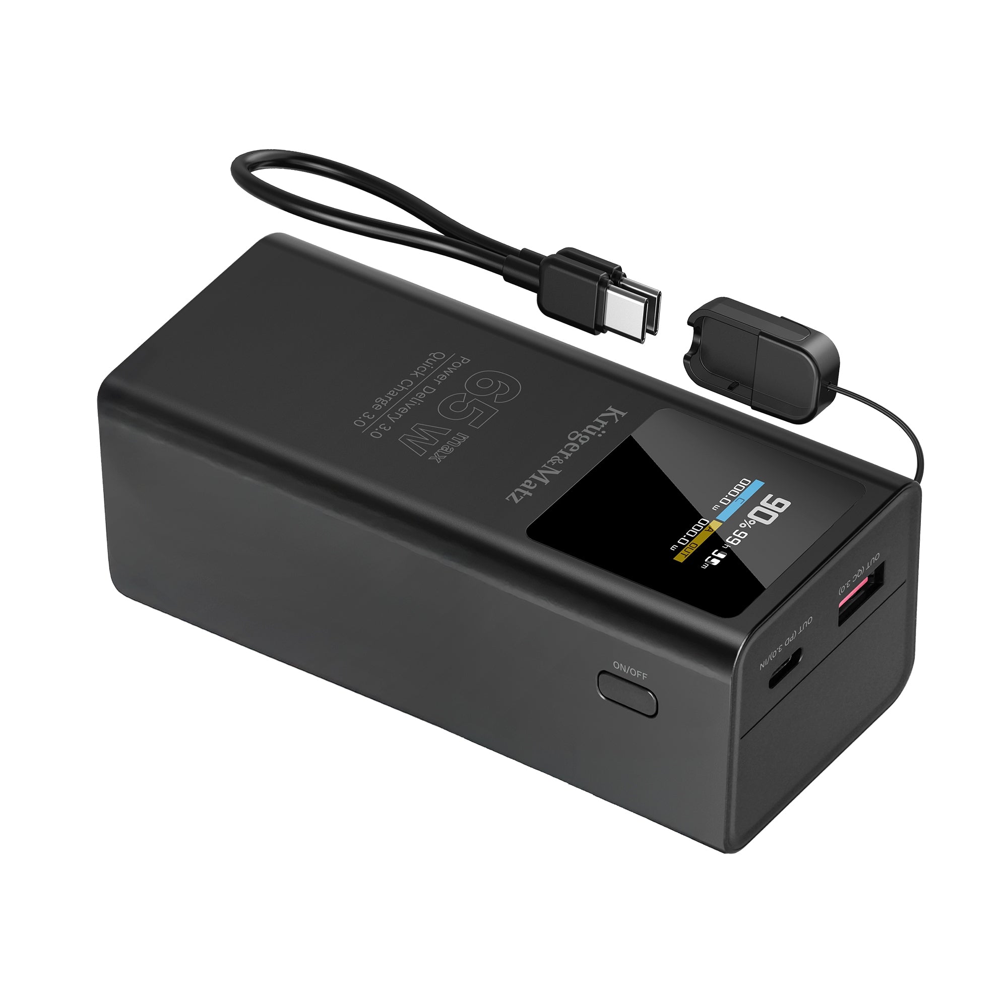 PowerBank Kruger&Matz 20000 mAh Li-pol 65W with QC and PD function EAN (GTIN) 5901890123808