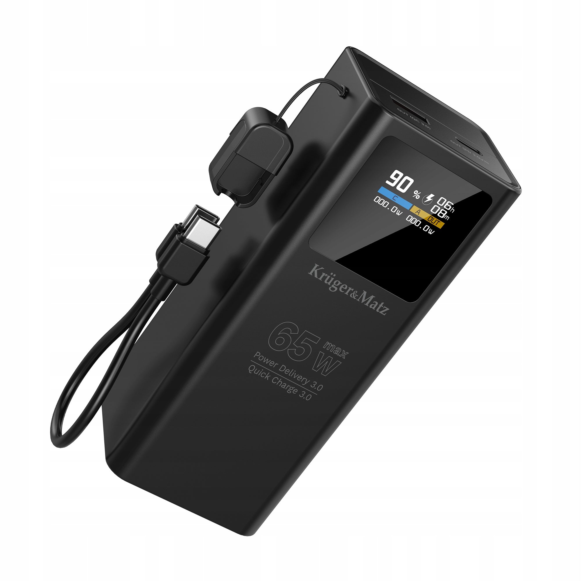 PowerBank Kruger&Matz 20000 mAh Li-pol 65W with QC and PD function Manufacturer code KM0914
