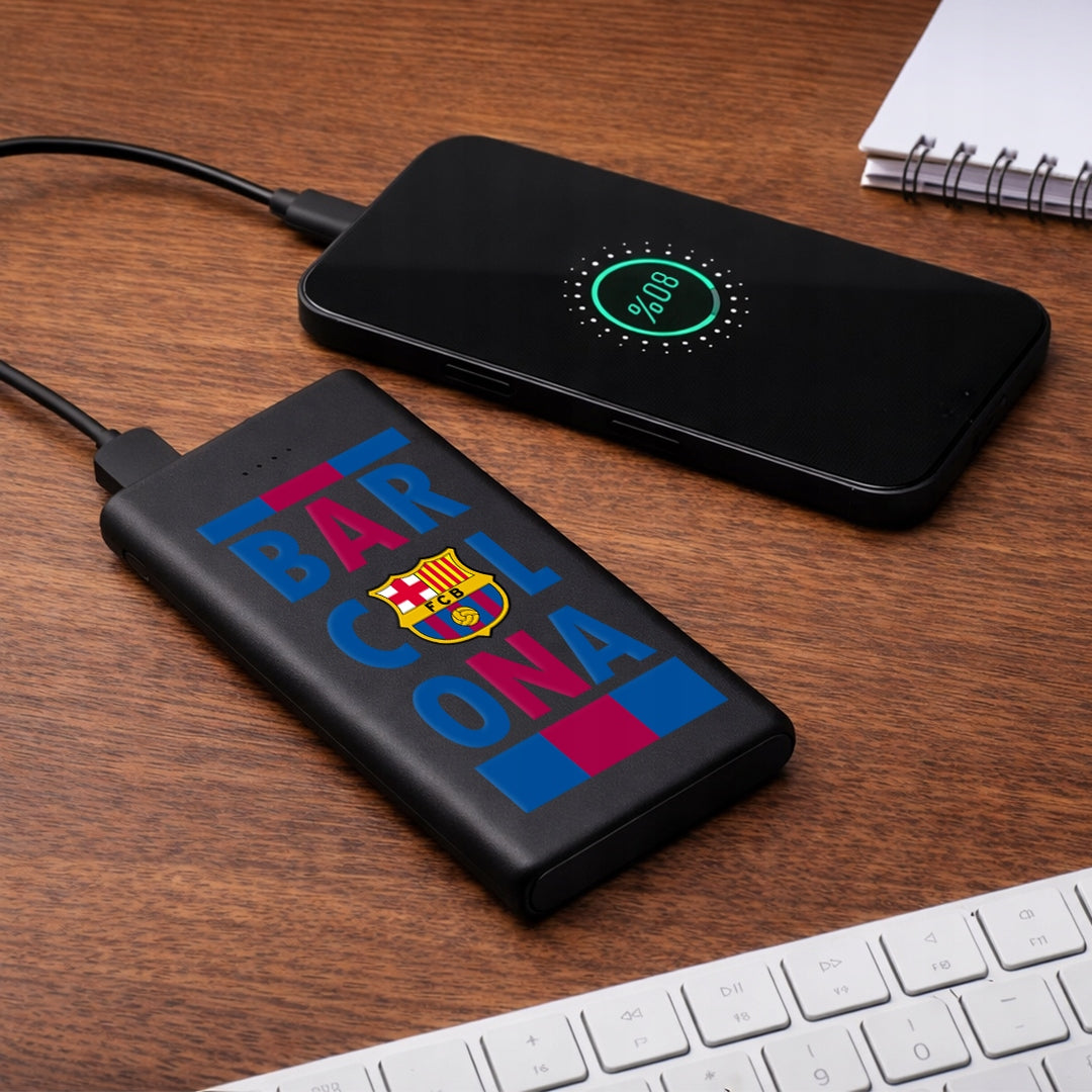 Powerbank 10000 mAh Barcelona 03 Gift for the fan Battery capacity 10000 mAh