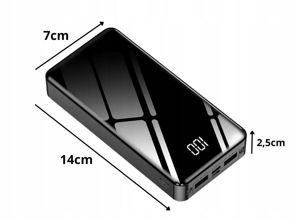 Powerbank 20000 mAh black 06368 Brand Verk Group
