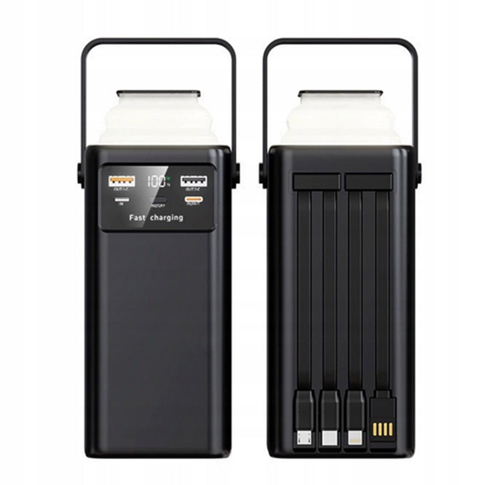 Powerbank 50000 mAh, USB-C 66 W fast charging, external bat charger