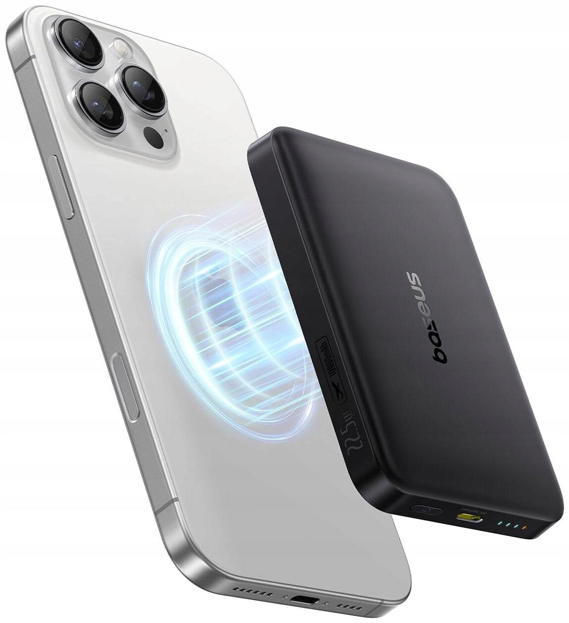 Powerbank BASEUS EnerFill FM12 Qi2 10000 mAh 22.5W Black Brand Baseus