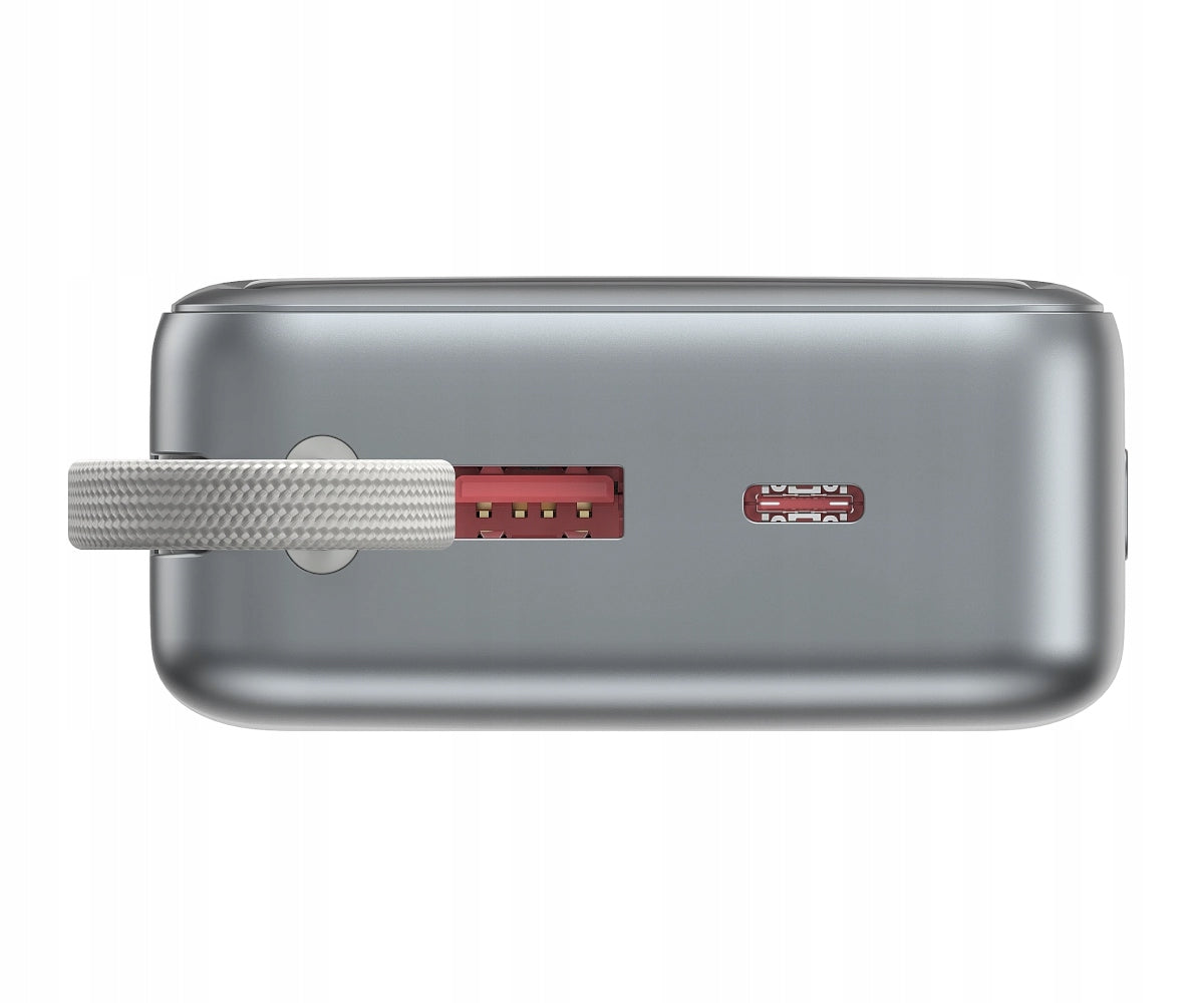 Powerbank Gembird 65W 20000 mAh LCD with USB-C cable 1xUSB-A 1xUSB-C Screen Manufacturer code PB20-PD65-LCD-01