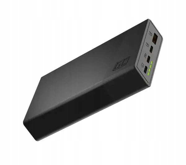 Powerbank Green Cell PowerPlay 20S 20000 mAh 22,5W USB / 3x USB-C Black