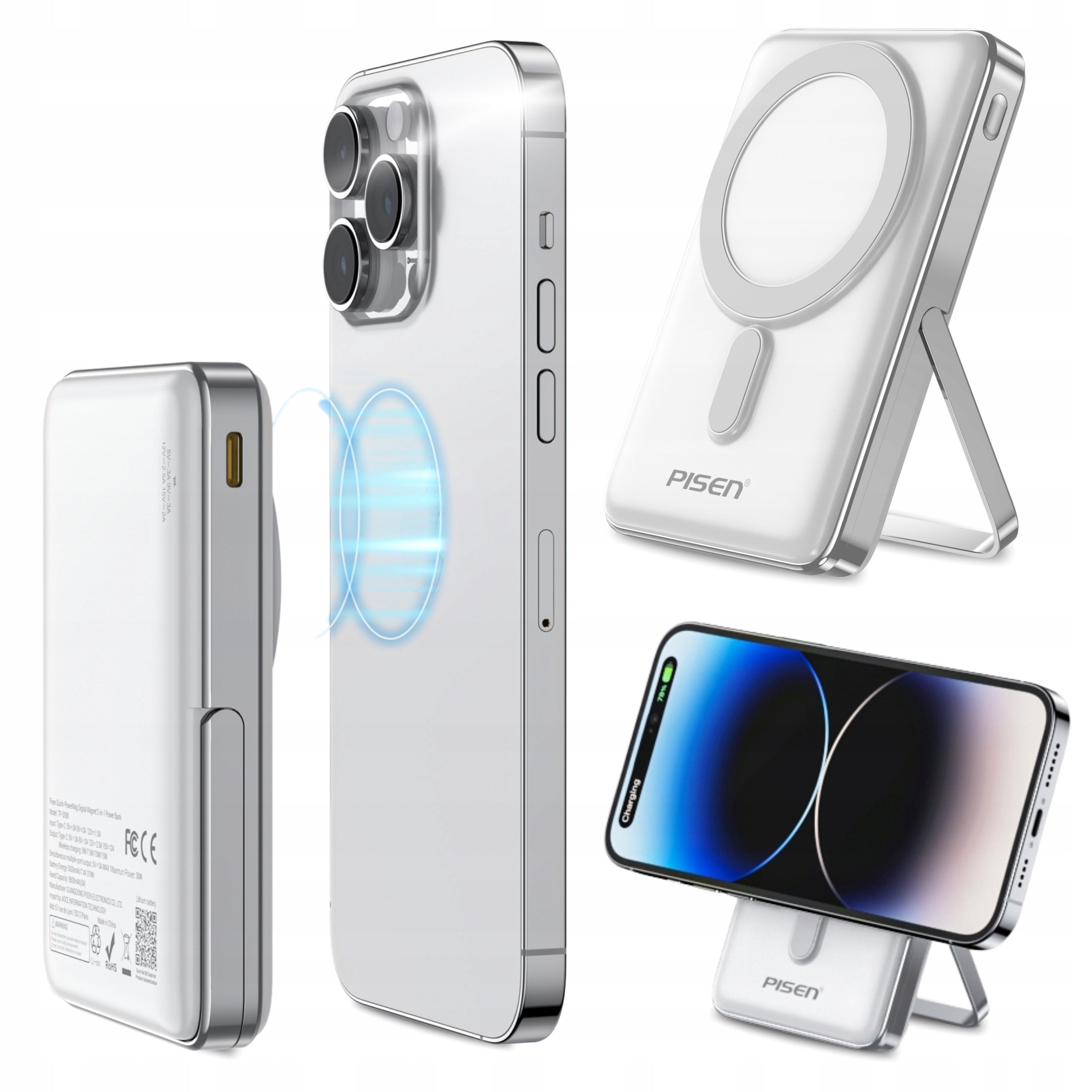 Powerbank MAGSAFE 10000MAH 30W Fast Charging USB C 2IN1 FOR IPHONE 15 14