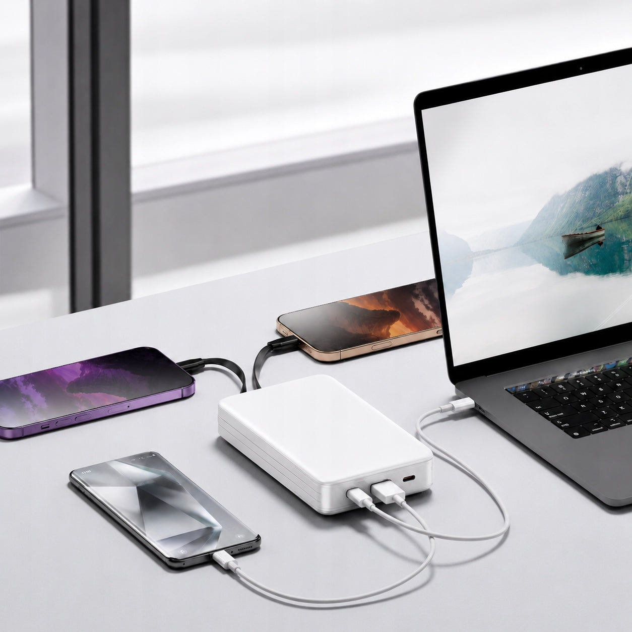 Powerbank Power Bank Fast Charging 65W 20000mAh USB-C USB-A PD3.0 QC3.0 Manufacturer code POWERBANK SZYBKI 65W 20000mAh + QC PD