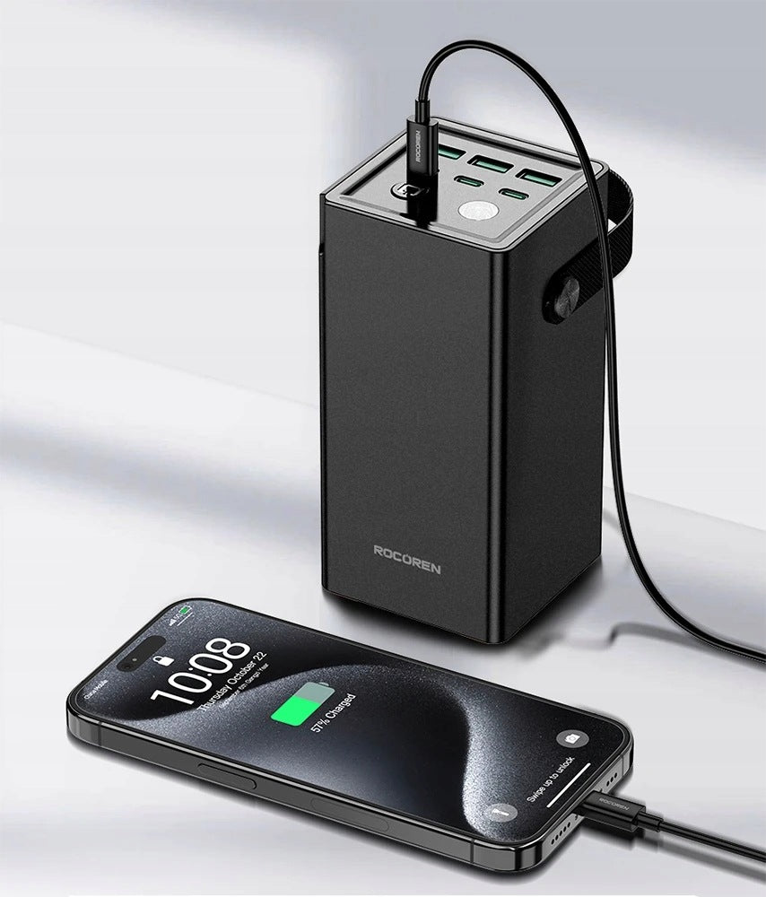 Powerbank Rocoren PowerStation M50 50 000mAh 67,5W 6 USB Ports Manufacturer code RCBP5W-RL01