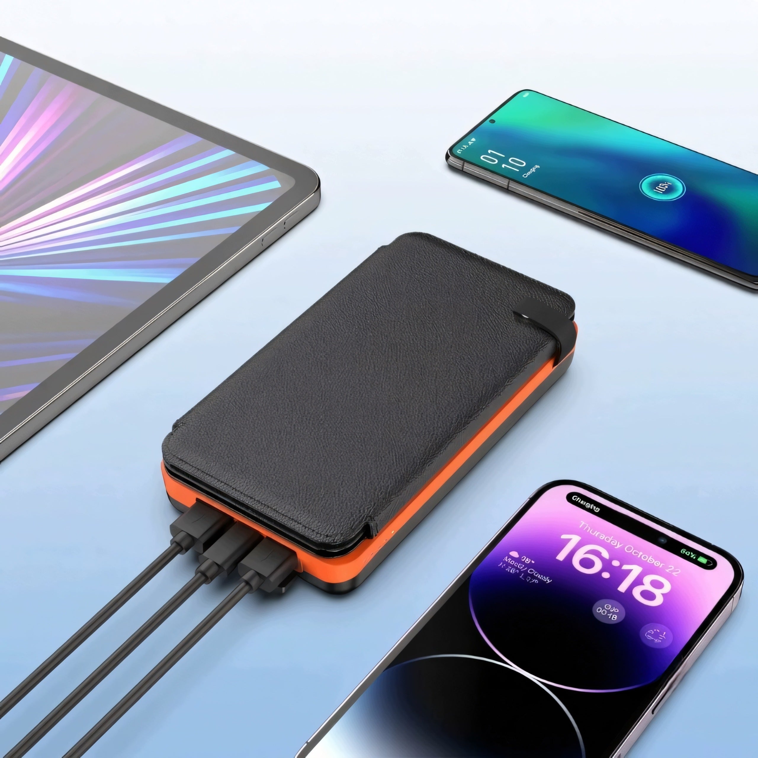 Powerbank Solar 25000mAh 4 Panels Waterproof LED Flashlight 2x USB Travel Manufacturer code POWER BANK ŁADOWARKA SOLARNA 25000mAh MOCNY