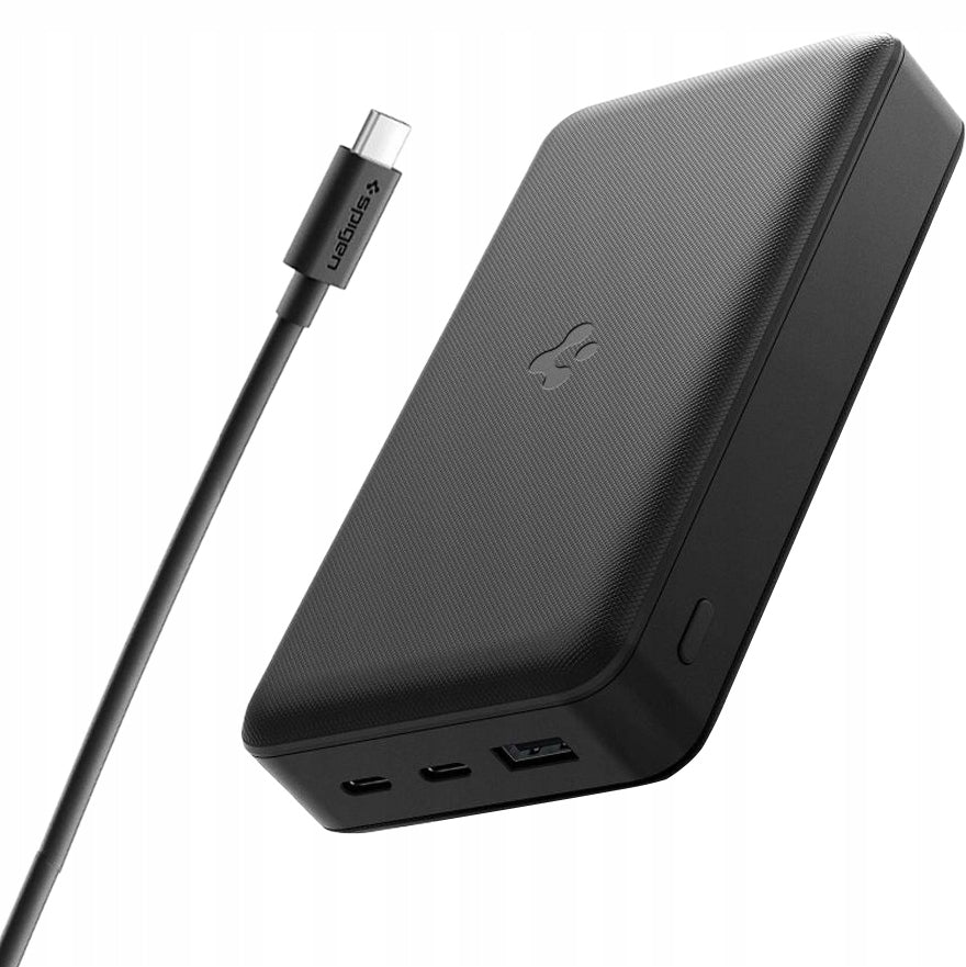 Powerbank Spigen EA3030 30000mAh capacious 30W fast charging, USB-C USB-A Packaging status original