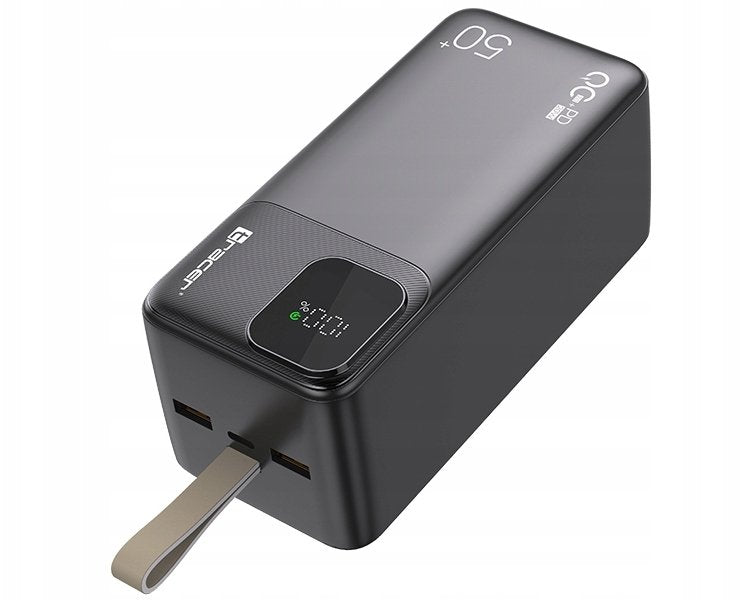 Powerbank TRACER Prime-V5 50000mAh QC22.5W+PD20W TRABAT47825 Black Manufacturer code TRABAT47825