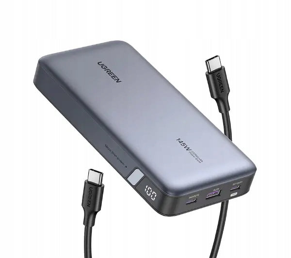 Powerbank UGREEN PB205 25000mAh 145W PD 3.1 USB-C For Laptop 2x USB-C LED Packaging status original